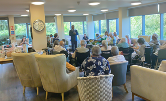 Age UK Bexley hosted a celebration event for its Befriending Café sessions at Lakeview Court