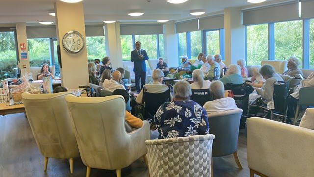 Age UK Bexley hosted a celebration event for its Befriending Café sessions at Lakeview Court
