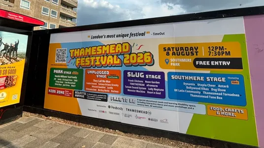 Thamesmead Festival 2026 Hoardings