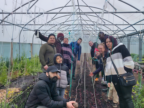 Thamesmead residents take a trip to Greenwich’s sustainable urban farm